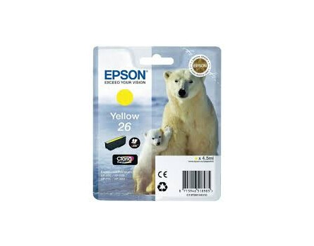Epson kasety 26, C13T26144010 (Żółty)