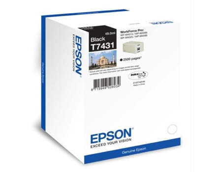 Tusz Epson T7431, C13T74314010 (czarny)