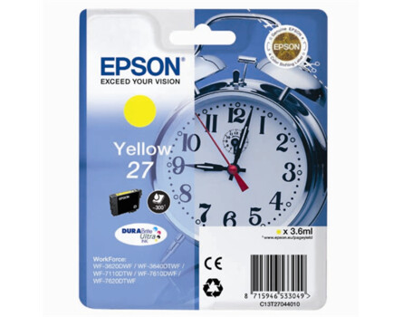 Epson kasety 27, C13T27044012 (Żółty)
