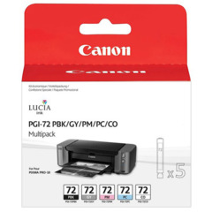 Zestaw Canon PGI-72 PBK / GY / PM / PC / CO, 6403B007, Multi-Pack - oryginał