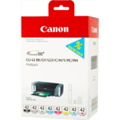 Canon CLI-42 BK / GY / LgY / C / M / Y / PC / PM, 6384B010, Multi-Pack - oryginał