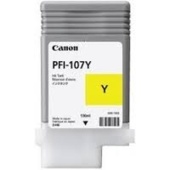 Kaseta Canon PFI-107Y, 6708B001 (Żółty) - oryginał