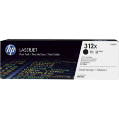 Toner HP 312X, HP CF380XD, dvoubalení - oryginalny (2x Czarny)