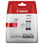 Cartridge Canon PGI-570XL PGBK, PGI-570XLPGBK, 0318C007, Twin-Pack - oryginalny (2x Czarny)