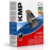 Cartridge Canon BCI-3eBK, KMP - kompatybilne (Czarny)