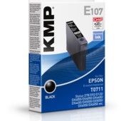 Cartridge Epson T0711, Epson T071140, KMP - kompatybilne (Czarny)