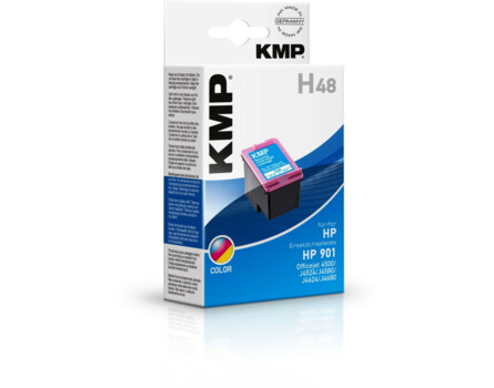 Cartridge HP 901 XL, HP CC656AE, KMP - kompatybilne (Kolor)