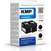 Cartridge Epson 27 doublepack, KMP - kompatybilne (2xCzarny)