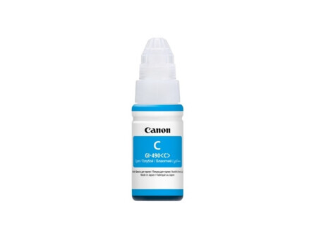 Canon GI-490C, 0664C001 butelki z atramentem - oryginał (Cyan)