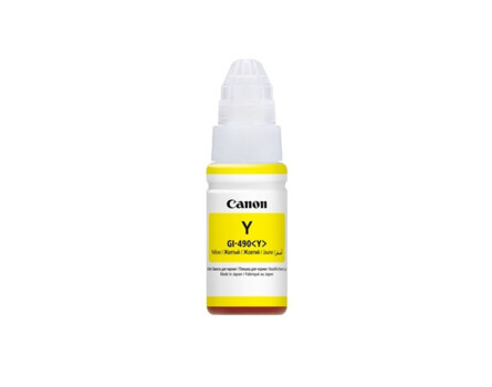 Canon GI-490Y, 0666C001, butelkę atramentu - oryginał (żółty)