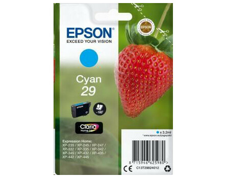 Cartridge Epson 29, C13T29824012 - oryginalny (Cyan)