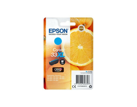 Wkłady Epson 33XL, C13T33624012 - oryginalny (Cyan)