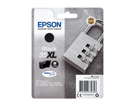 Wkłady Epson 35XL (T3591), C13T35914010 - oryginalny (Czarny)