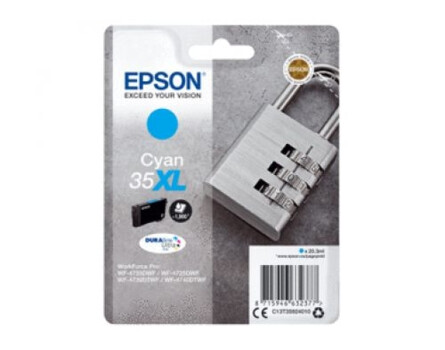 Wkłady Epson 35XL (T3592), C13T35924010 - oryginalny (Cyan)