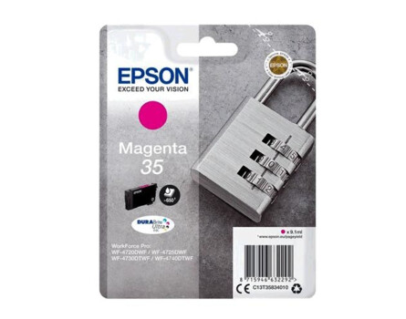 Wkłady Epson 35 (T3583), C13T35834010 - oryginalny (Magenta)