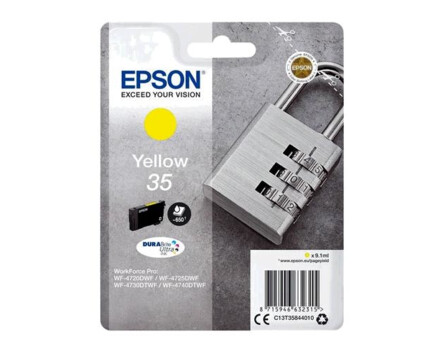 Wkłady Epson 35 (T3584), C13T35844010 - oryginalny (Żółty)