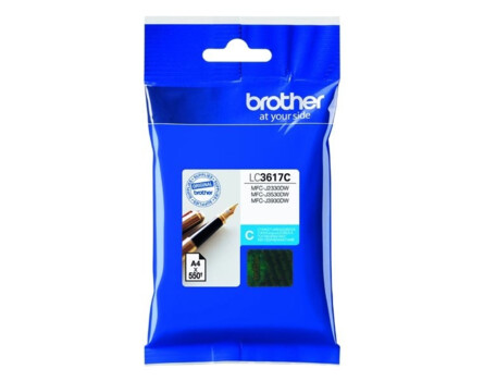 Cartridge Brother LC3617C, LC-3617C - oryginalny (Cyan)