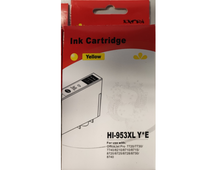 Cartridge HP 953XL, HP F6U18AE - alternativny (Żółty)