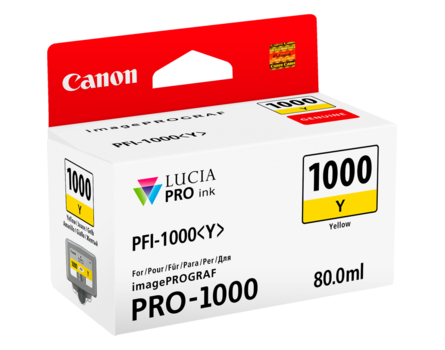 Cartridge Canon PFI-1000Y, PFI-1000 Y, 0549C001 - oryginalny (Żółty)