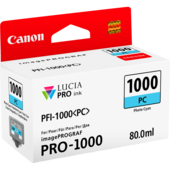 Cartridge Canon PFI-1000PC, PFI-1000 PC, 0550C001 - oryginalny (Cyjan zdjęcie)