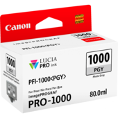 Cartridge Canon PFI-1000PGY, PFI-1000 PGY, 0553C001 - oryginalny (Zdjęcie szare)