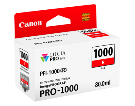 Cartridge Canon PFI-1000R, PFI-1000 R, 0554C001 - oryginalny (Czerwony)