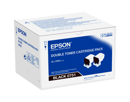 Toner Epson 0751, C13S050751 - oryginalny (2x Czarny)