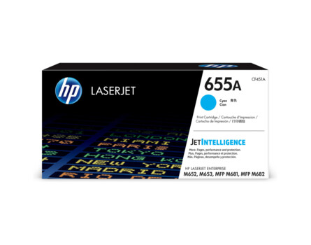 Toner HP 655A, HP CF451A - oryginalny (Cyan)