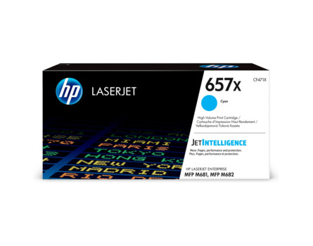 Toner HP 657X, HP CF471X - oryginalny (Cyan)