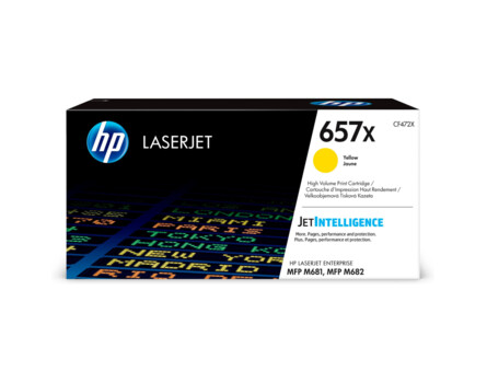 Toner HP 657X, HP CF472X - oryginalny (Żółty)