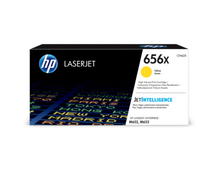 Toner HP 656X, HP CF462X - oryginalny (Żółty)