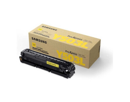 Toner Samsung CLT-Y503L, SU491A - oryginalny (Żółty)