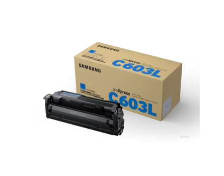 Toner Samsung CLT-C603L, SU080A - oryginalny (Cyan)