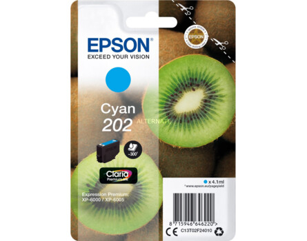 Cartridge Epson 202, C13T02F24010 - oryginalny (Cyan)