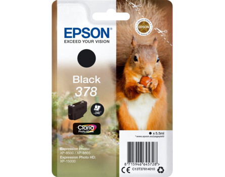 Cartridge Epson 378, C13T37814010 - oryginalny (Czarny)