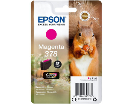 Cartridge Epson 378, C13T37834010 - oryginalny (Magenta)