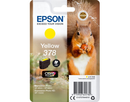 Cartridge Epson 378, C13T37844020 - oryginalny (Żółty)