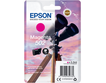 Cartridge Epson 502, C13T02V34010 - oryginalny (Magenta)