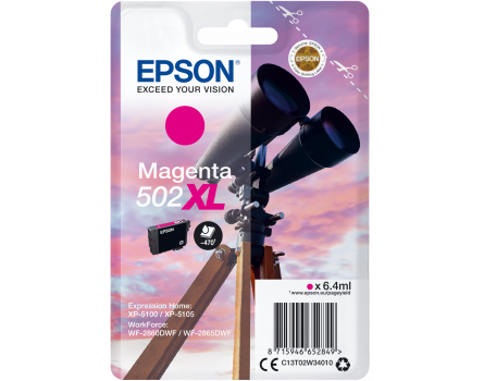 Cartridge Epson 502XL, C13T02W34010 - oryginalny (Magenta)