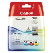 Cartridge Canon CLI-521, 2934B010 - oryginalny (Multipack)