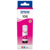 Epson 106, C13T00R340, butelka atramentu - oryginalny (Magenta)