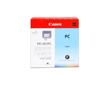 Kaseta Canon PFI-301PC, 1490B001 (Photo Cyan) - oryginał