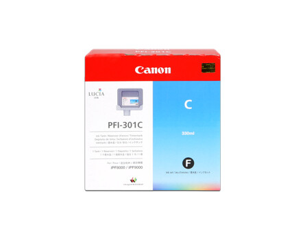 Kaseta Canon PFI-301C, 1487B001 (Cyan) - oryginał