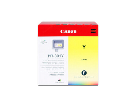 Kaseta Canon PFI-301Y, 1489B001 (Żółty) - oryginał