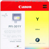 Kaseta Canon PFI-301Y, 1489B001 (Żółty) - oryginał