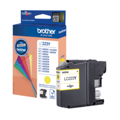 Cartridge Brother LC223Y, LC-223Y, LC223 - oryginalny (Żółty)