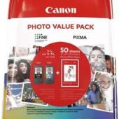 Cartridge Canon PG-540XL + CL-541XL + 50 x Photo Paper GP-501, 5222B013 - oryginalny (Czarny)