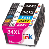 Starink kompatybilny cartridge Epson 34XL, C13T34714010 (Czarny)