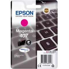 Cartridge Epson 407, C13T07U340 - oryginalny (Magenta)