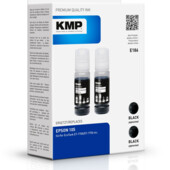 KMP kompatybilne butelka atramentu Epson 105, Epson T00Q1 (2x Czarny)